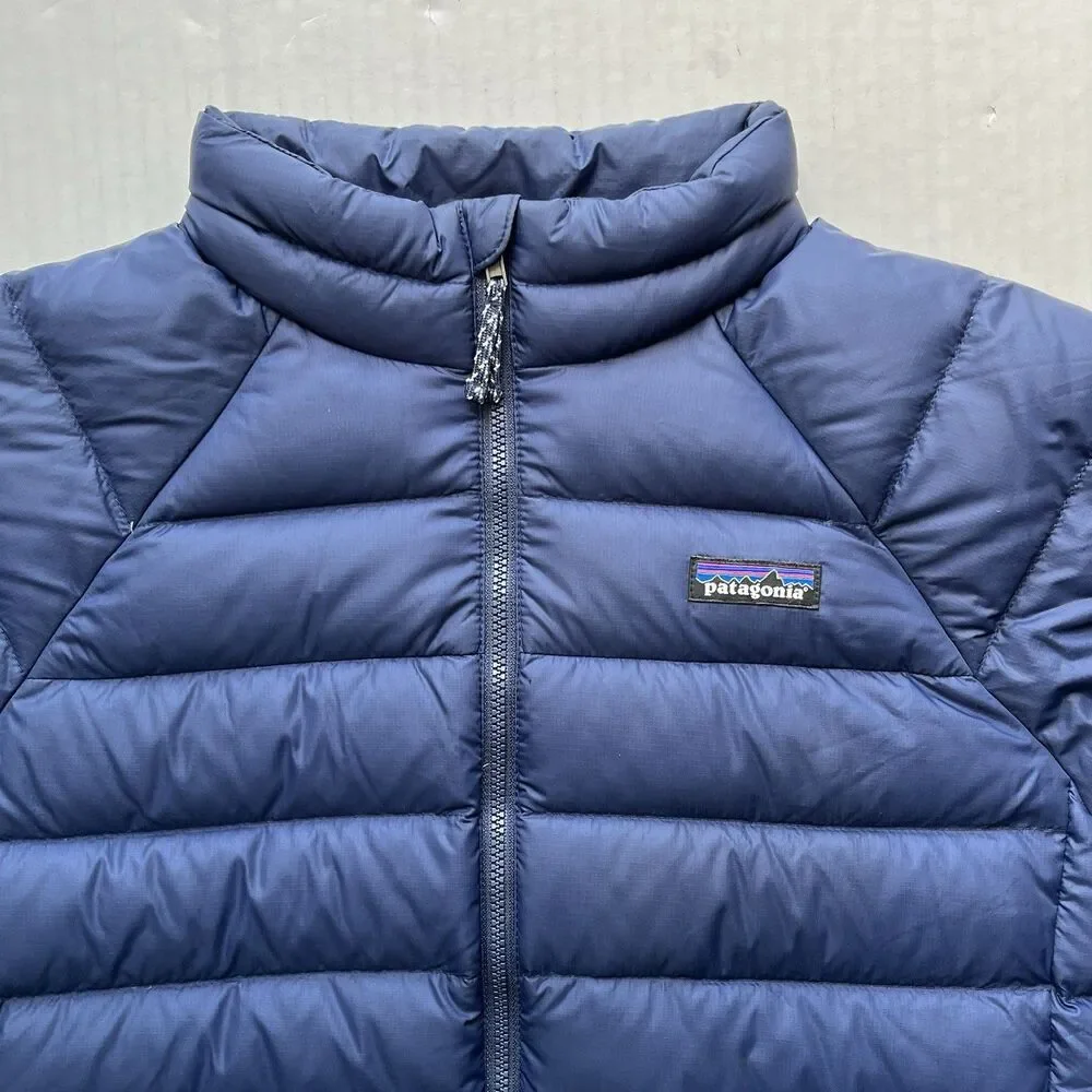 Patagonia Down Sweater Jacket Kids Size XL 14 Insulated Lined Puffer Duck Down